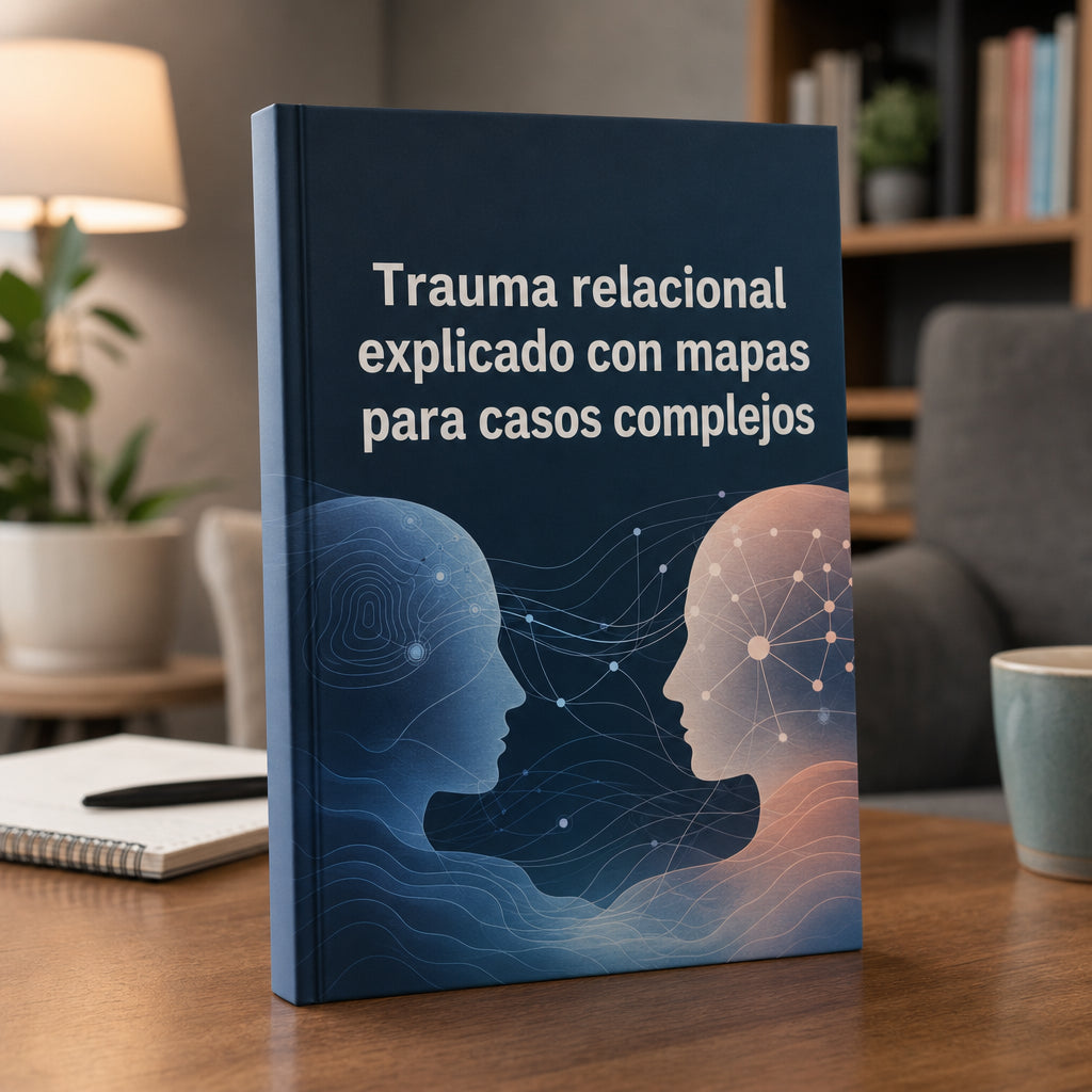 Portada de Trauma relacional explicado con mapas para casos complejos